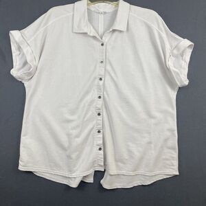 Jane and Delancey White Button Down Shirt